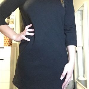 Black Off-the-Shoulder dress from Nasty Gal
